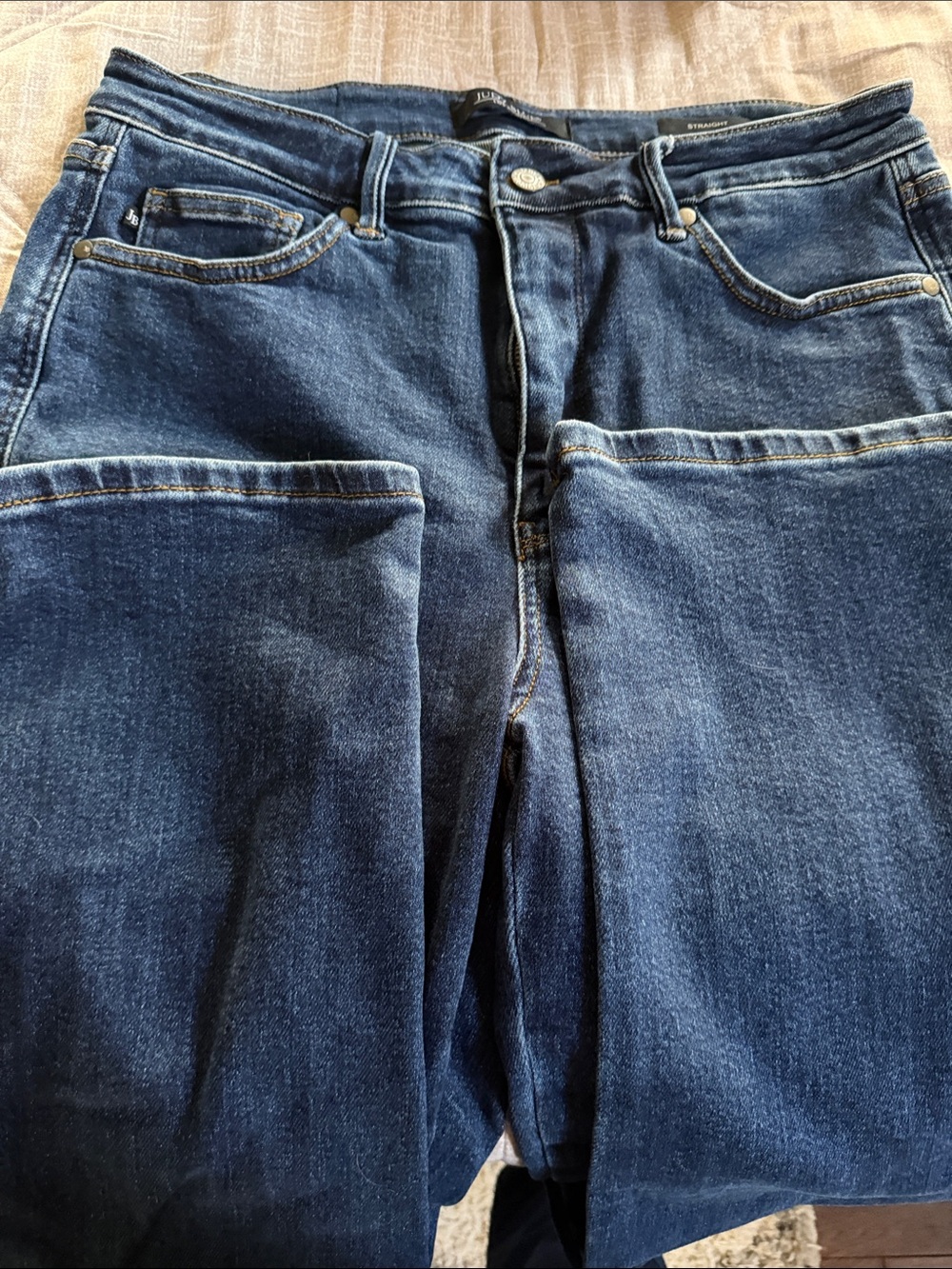 Judy Blue Dark Indigo Straight Leg Jeans